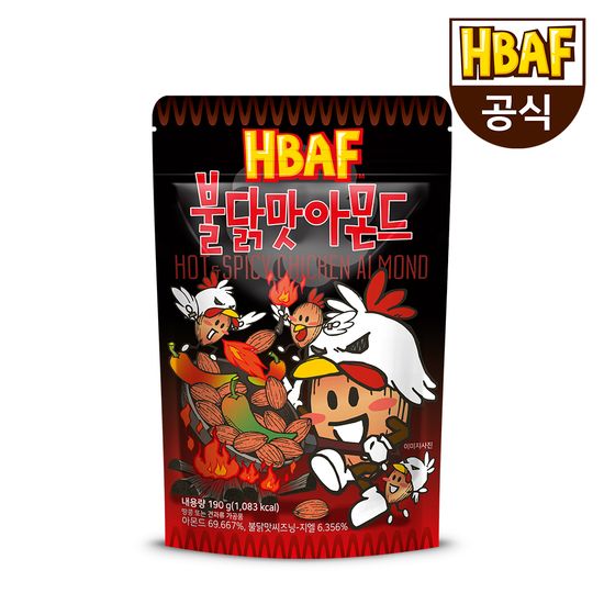 HBAF 바프 불닭맛 아몬드 190g