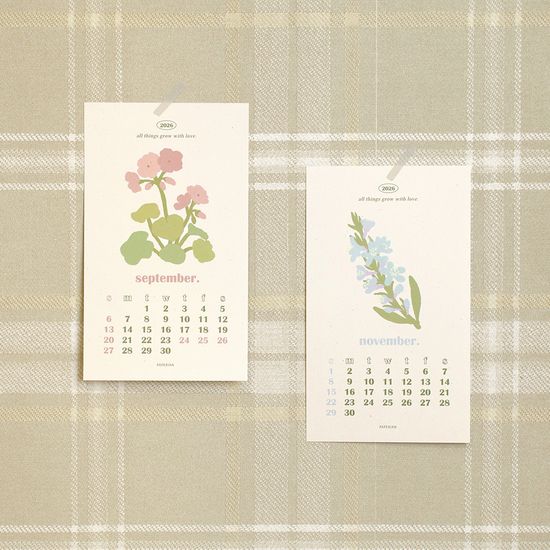 2026 라이프가드너 미니 캘린더 (2종)