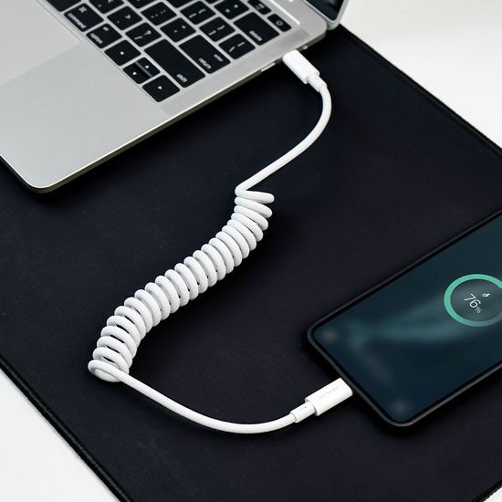 JSAUX C to C 코일케이블 100W케이블 고속충전