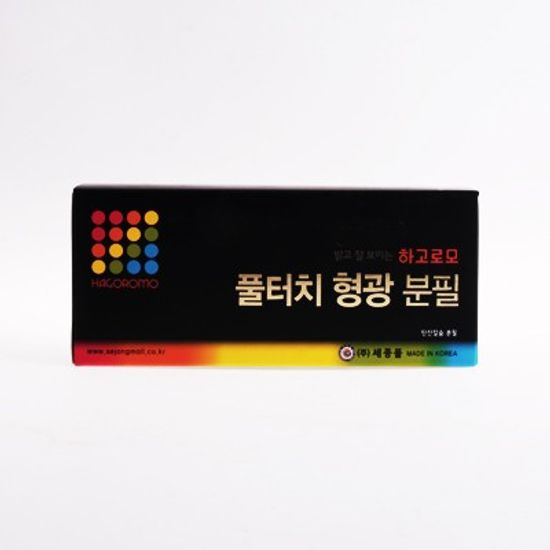 하고로모 분필 - 탄산형광 5색 혼합 1통 72(本)
