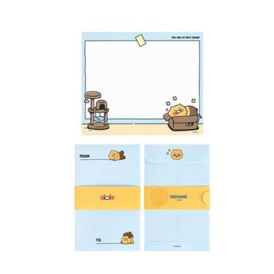 카카오프렌즈 춘식이 편지지 블루C72349