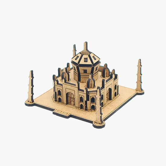 모또 나무 타지마할 랜드마크 입체퍼즐 만들기