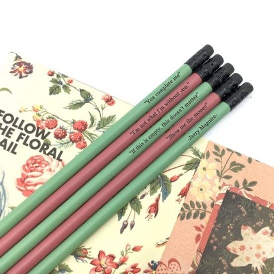 나미브 원목연필 5본입 세트(Avocado+Rust Red)