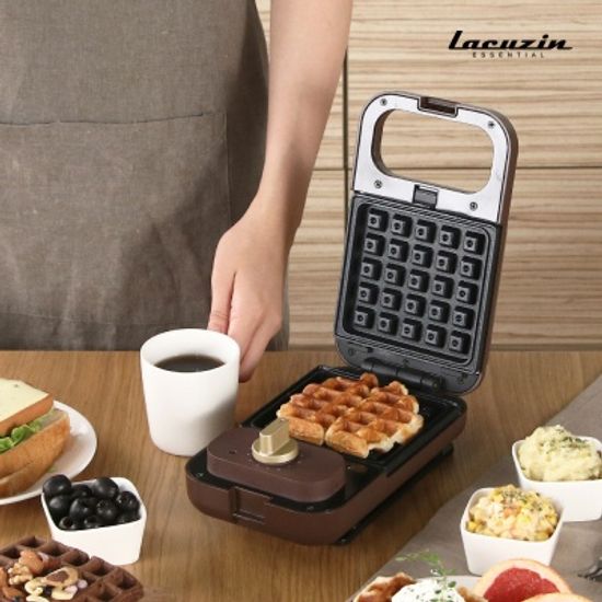 라쿠진 샌드위치 와플 크로플 메이커 LCZ1072