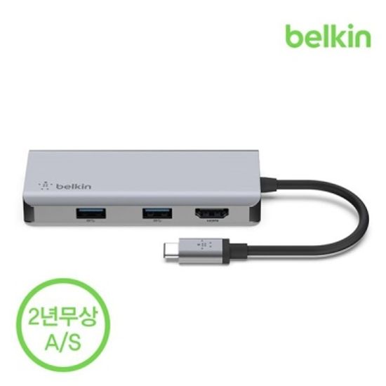 벨킨 5in1 USB C타입 멀티 허브 AVC007bt