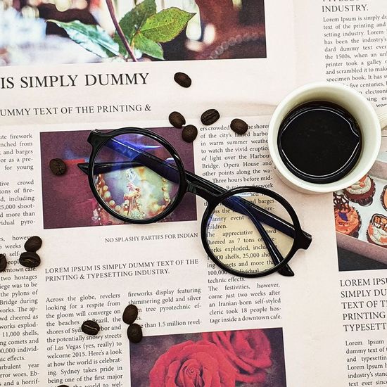 심플 패션 안경테 블랙(W7E048E)