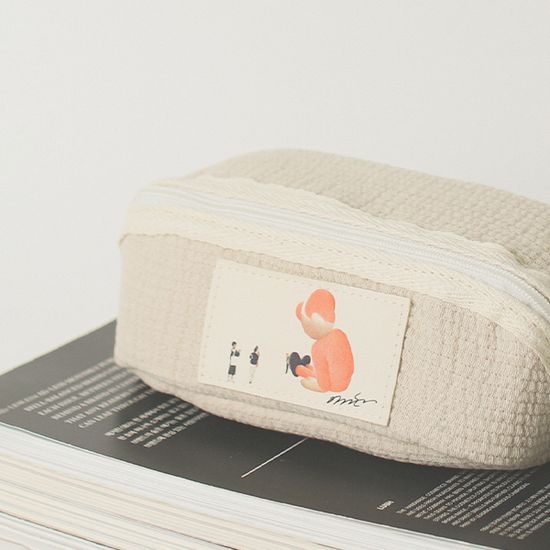 [이규태 콜라보] Hapoom pencil cosmetic pouch