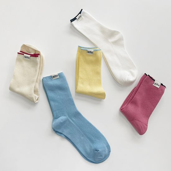 비비드 컬러 장목양말 1+1+1