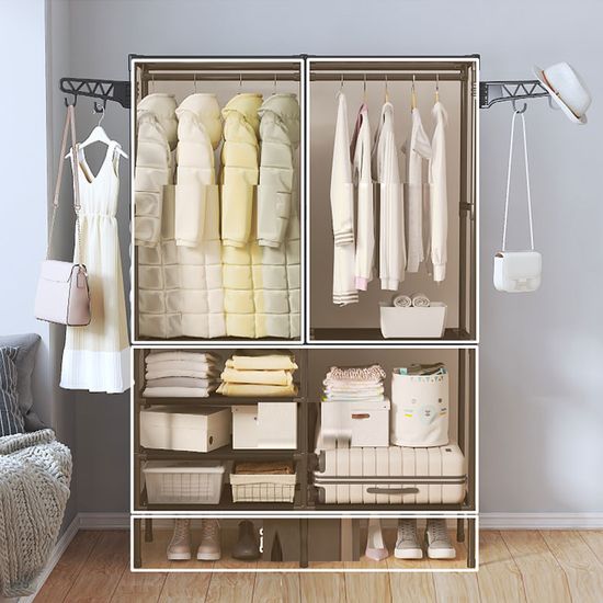 스탠드 시스템 수납 행거 옷걸이 철제 헹거 선반 옷장