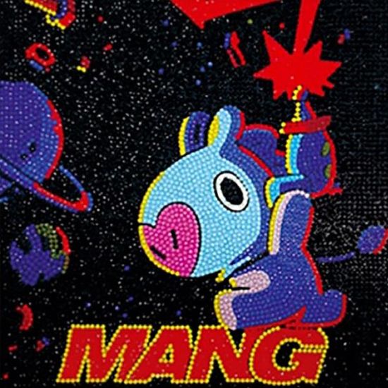 DIY 보석십자수 BT21 스쿼드 망 25x25