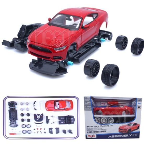 조립키트 1:24 포드 머스탱 GT 레드 다이캐스트