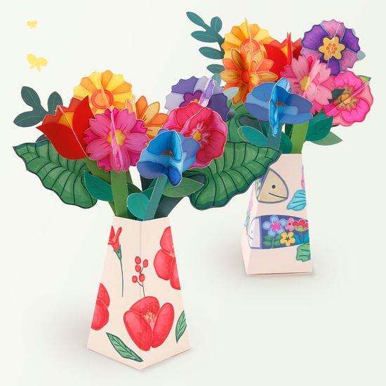 (미술샘) DIY 컬러링 꽃꽂이 화병