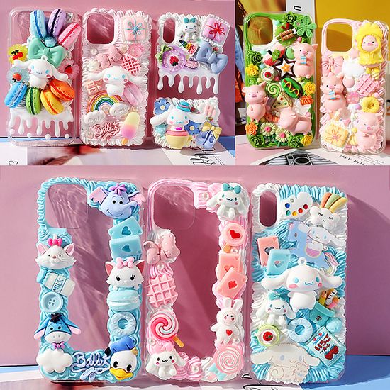 갤럭시s21+ 울트라 캐릭터 데코덴 레진 케이스 만들기