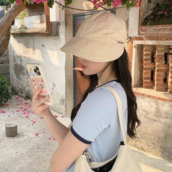 [자외선 차단!] 끈조절 돌돌이 데일리 버킷햇