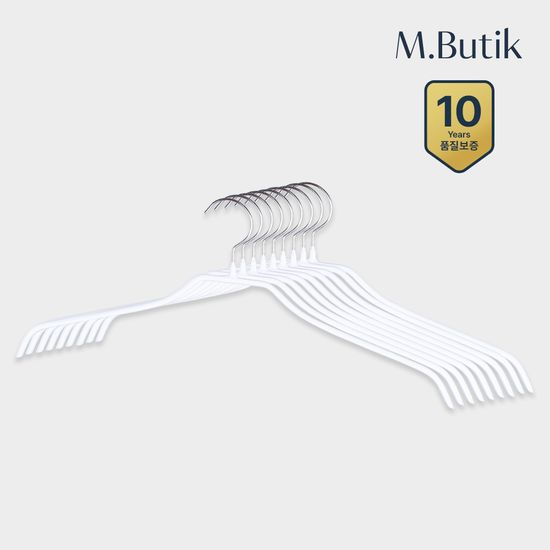 엠부띠끄 남성용 자켓 논슬립 옷걸이 M_45F 10개입