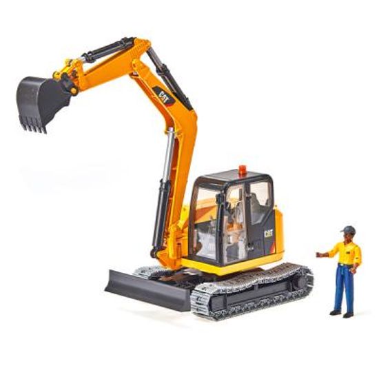 [브루더_공식]CAT 미니 엑스커베이터 피규어세트