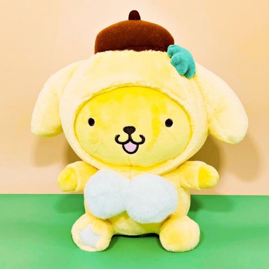 산리오 폼폼푸린 파스텔 코스튬 중형 인형