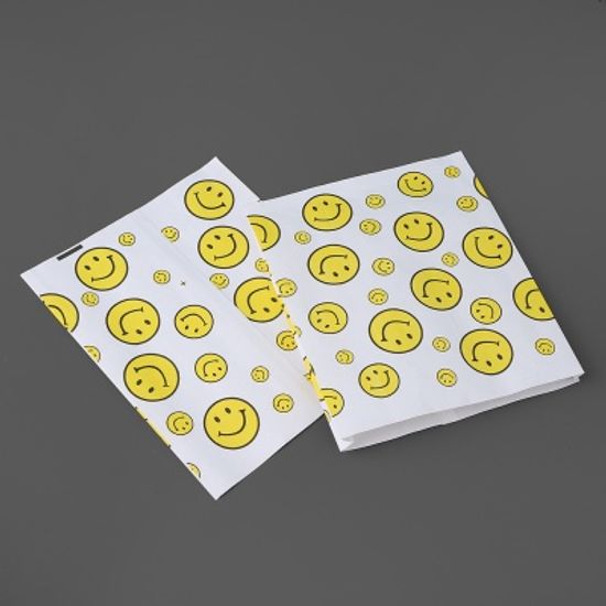 노란 스마일 페이퍼백 90p세트 선물 답례품 M형봉투