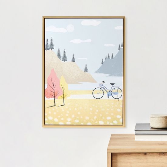 감성 일러스트 캔버스 액자 풍경 그림 월데코