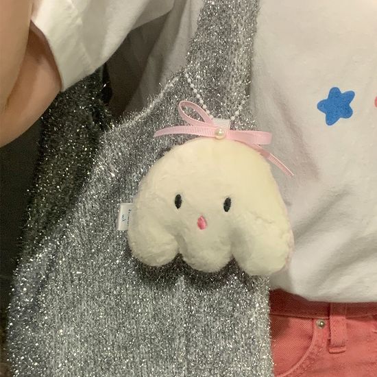 [HAND-MADE] 리본 조개 인형키링