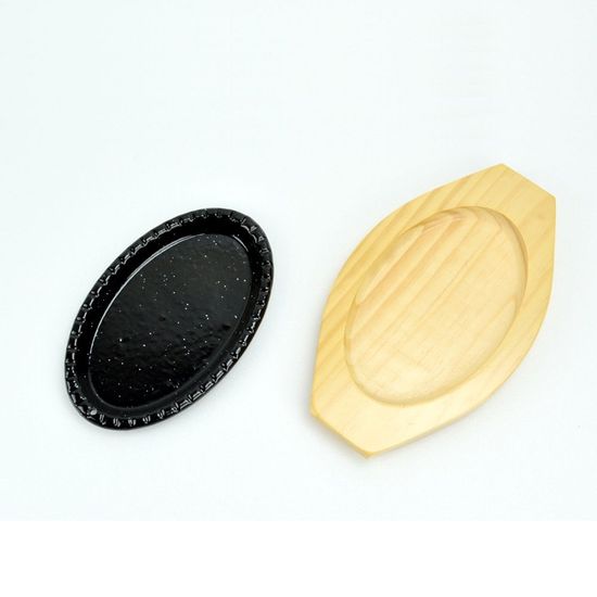 법랑 점타원 철판 목판받침 세트 2호(WFIHGKI)