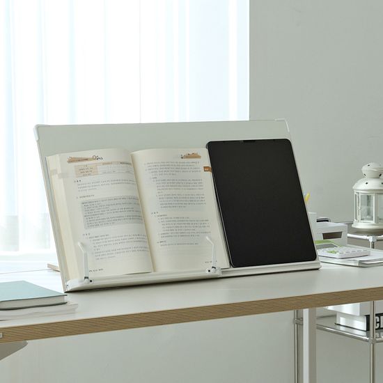 이룸 프라임 1단 필기 독서대 p600 화이트