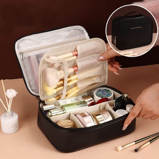 가방형 메이크업 뷰티 화장품 파우치 4color