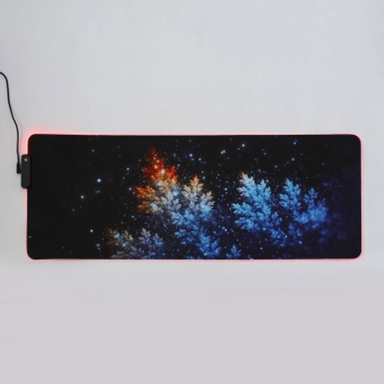 LED 게이밍 마우스 장패드 레이저 조명 롱 키보드패드