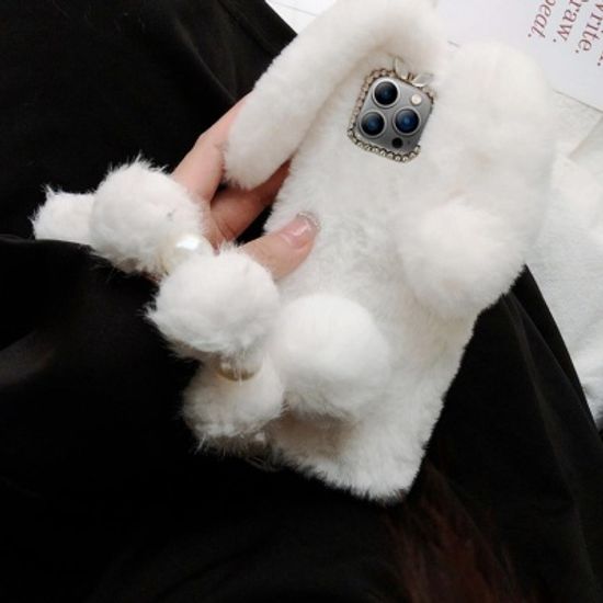 갤럭시 s22 s21 s20 노트 20 10 토끼 스트랩 털케이스