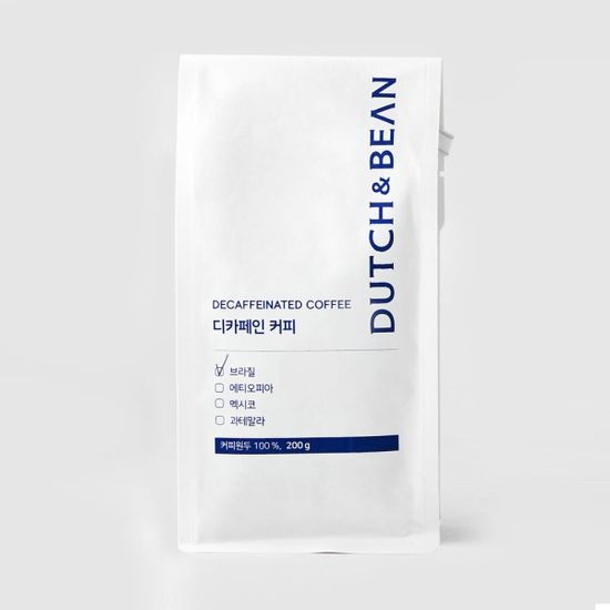 디카페인 브라질 로스팅 커피원두 100g/200g/500g