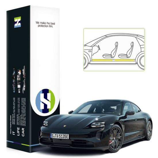 포르쉐 타이칸 GTS 2023 PPF 필름 도어스텝 세트