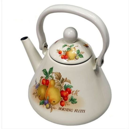 인덕션 법랑 주전자 티포트 저그 티팟 물 주전자 1L[W