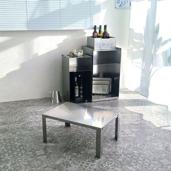 스텐 좌식 테이블 캠핑용 소파테이블(WFI8CTI)