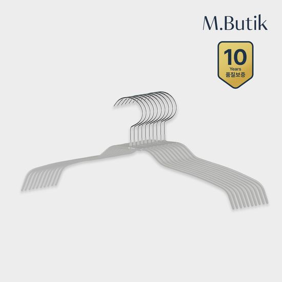 엠부띠끄 셔츠 블라우스 논슬립 옷걸이 M_38FT 10개입