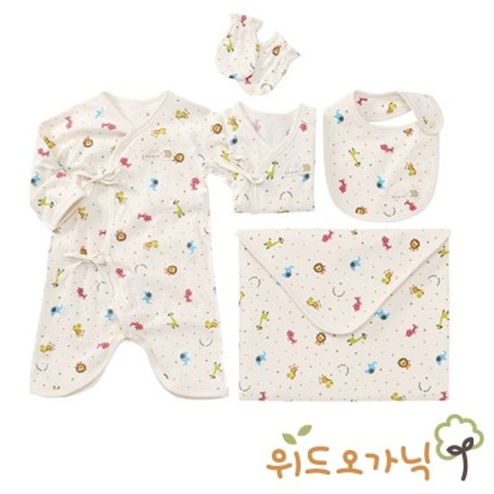 [위드오가닉] 오가닉 출산선물 5종세트 미니주주