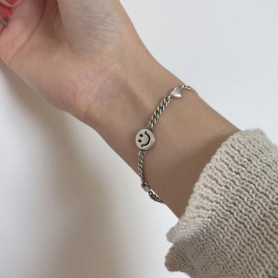 달달 스마일  체인 팔찌