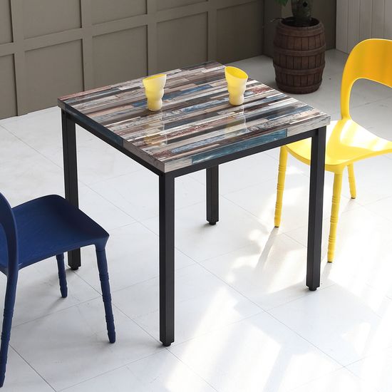 스틸 테이블 식탁 데스크 75cm P00000IP