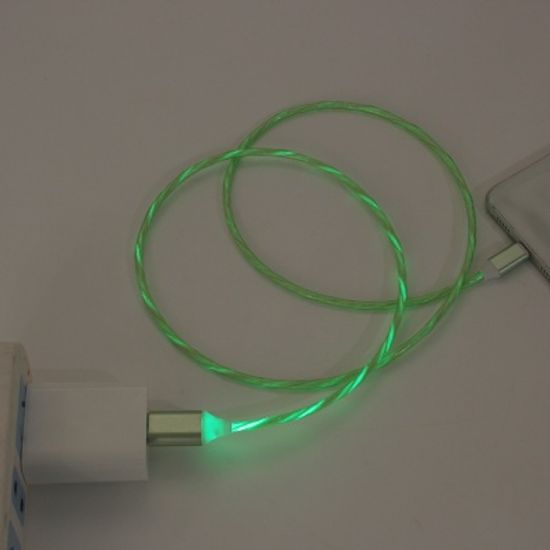 LED 발광 C타입 고속 충전케이블 1M  데이터송신 USB
