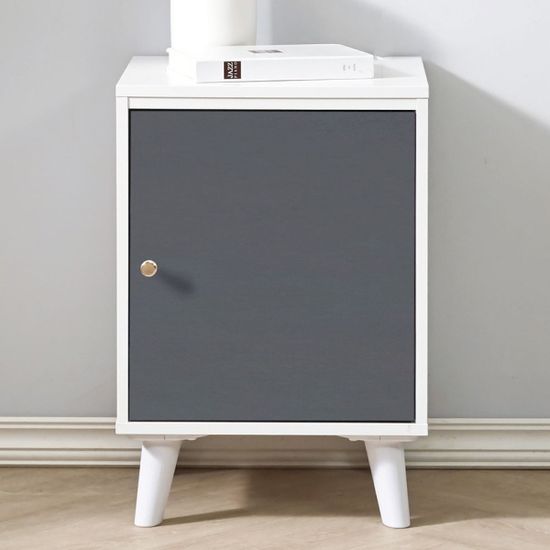 올슨 침실 선반 수납 미니 낮은 침대 협탁 (착불)