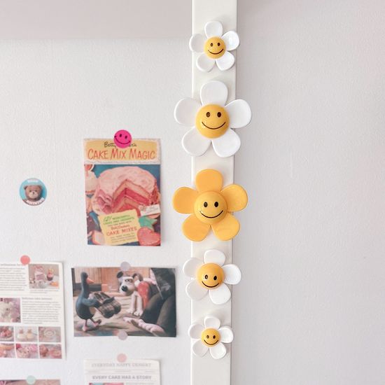 스마일 플라워 자석 세트(4종)