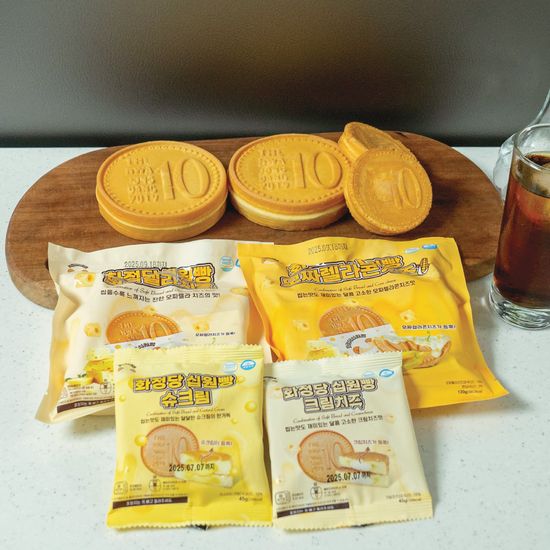 화정당십원빵 모짜렐라치즈 콘치즈 카스테라 120g*3개