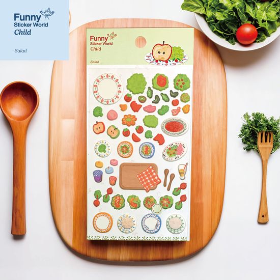 퍼니스티커 Z831 내맘대로 샐러드 캐스팅 차일드