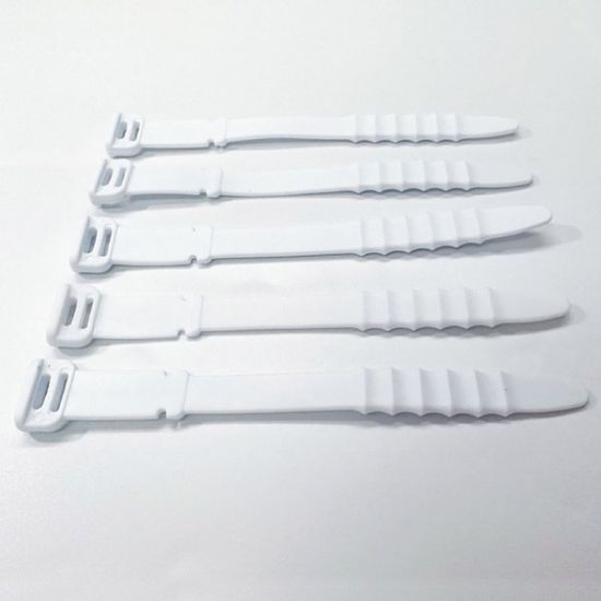 실리콘 케이블타이 선 정리 전선 타이 10P