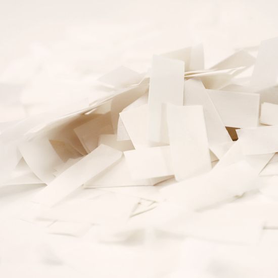 종이 꽃가루 100g 화이트