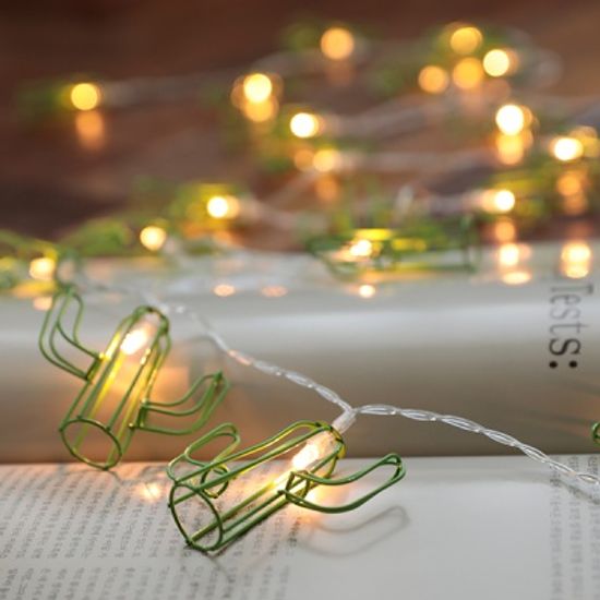 스트링라이트 선인장 조명(AA10구AA20구USB20구)