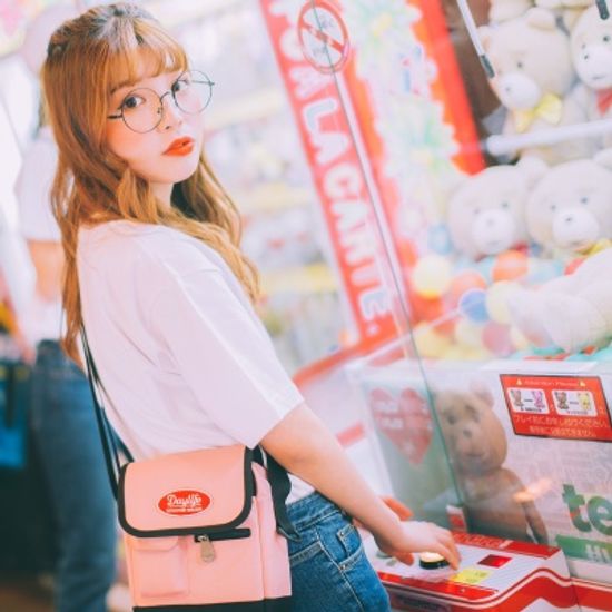 데이라이프 미니미 크로스백 (핑크)
