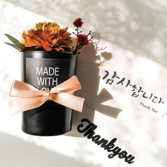 골드 카네이션 블랙 센터피스1P
