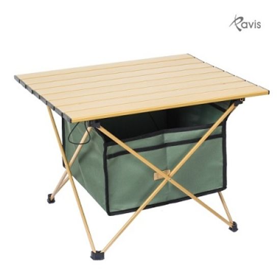 [파비스] 경량폴딩 캠핑용 롤테이블 수납함 포함 