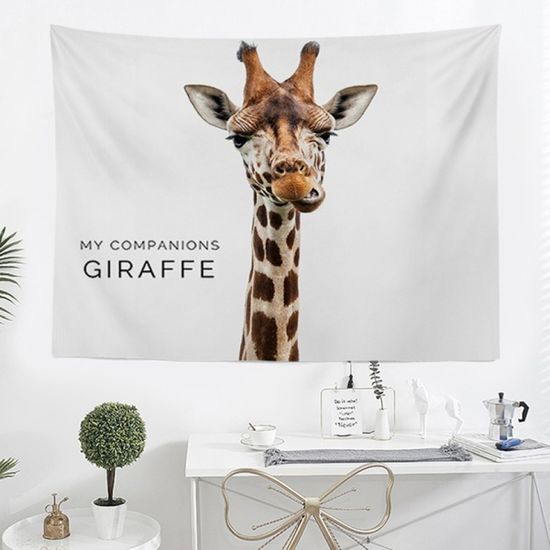 기린 대형 패브릭포스터 150x130