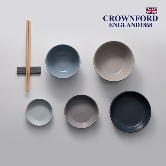 크라운포드 신혼 혼수 도자기 그릇 2인 세트 14P